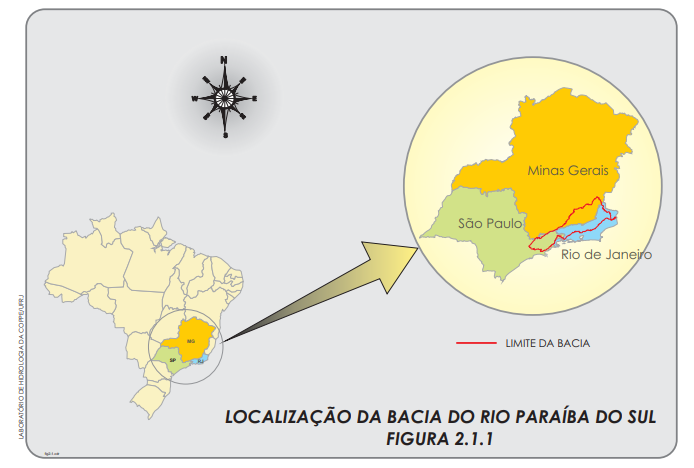 Onde fica o Rio Paraiba do Sul