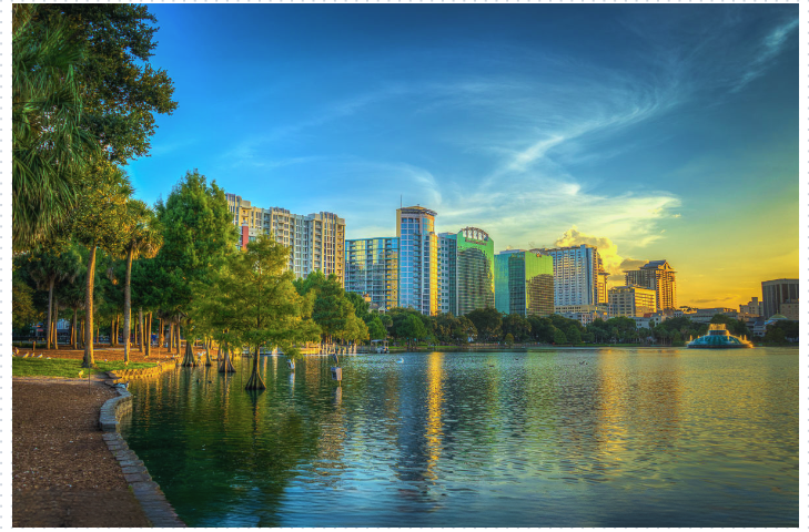 Lake Eola park