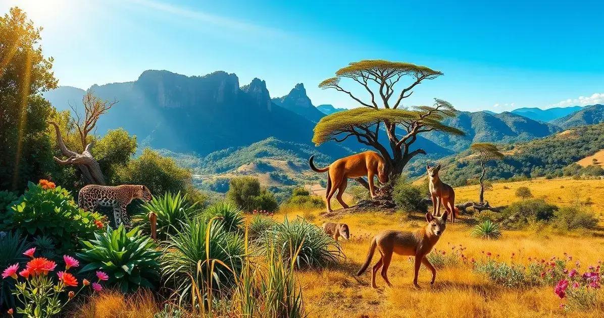 Biodiversidade e espécies únicas da região
